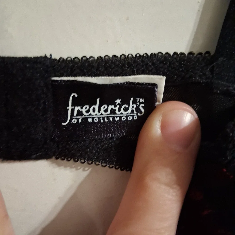 Fredericks of Hollywood black lace